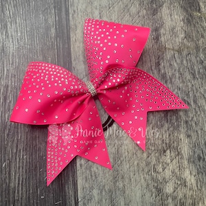 Cheer Bow with Rhinestones