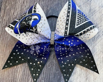 Custom Logo Cheer Bow - Please send logo in advance for approval