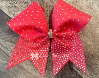 Cheer Bow with Rhinestones