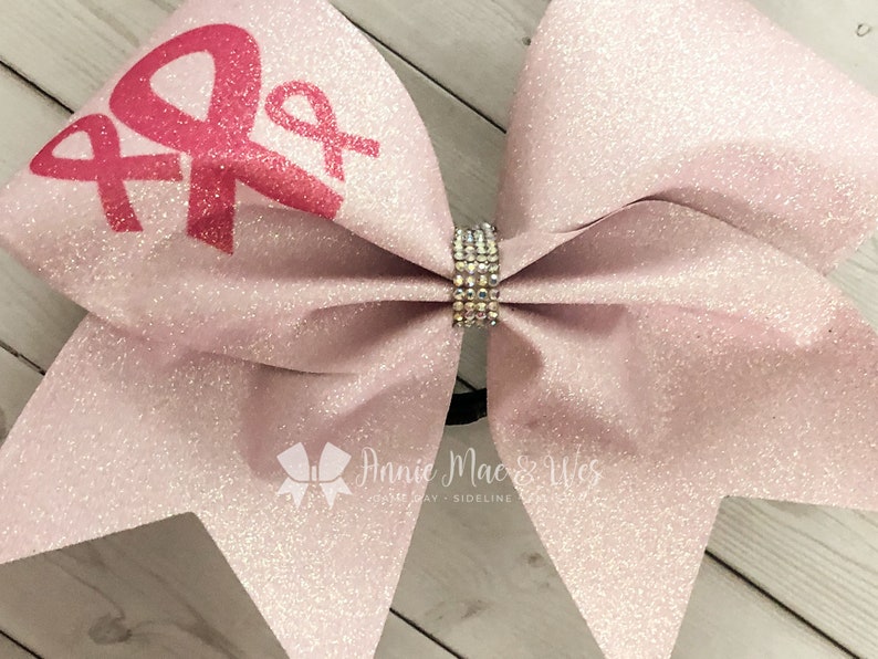 Breast Cancer Awareness Cheer Bows - Football Cheer Bows - Awareness Cheer Bows - Pink Cheer Bows - Pink Out Cheer Bows - Pink Cheer Bow