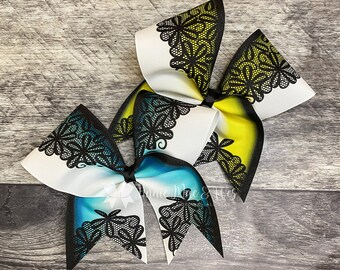 Cheer Bows - Your choice of finish and one color
