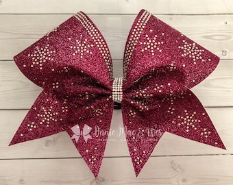 Snowflake Bow - Christmas Bow - Winter Bow