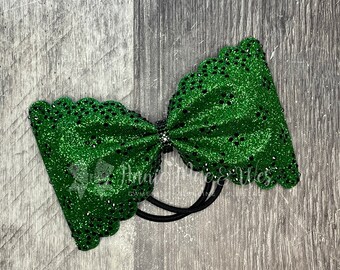 Cheer Bow - Tailless Scalloped Cheer Bows