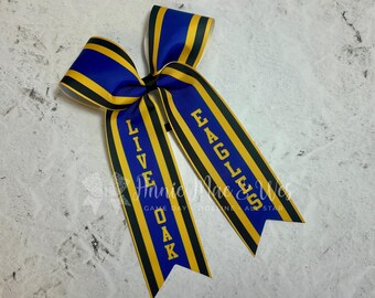 Sideline Cheer Bows - 2 Color choices with black accents