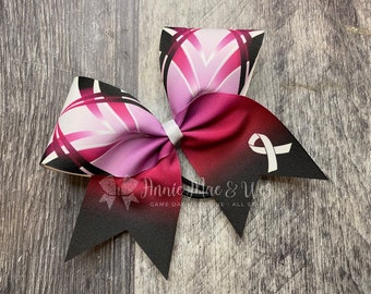Breast Cancer Awareness Cheer Bows - Team Cheer Bows - Awareness Cheer Bows - Pink Cheer Bows - Pink Out Cheer Bows - Pink Cheer Bow