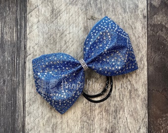 Competition Cheer Bow - Glitter and Rhinestone Bling Cheer Bow - Cheer bows - competition cheer bows - all star cheer bow