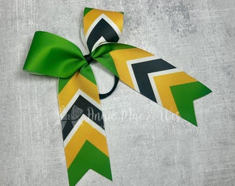Long Tail Cheer Bow - You choice of bow and accent colors