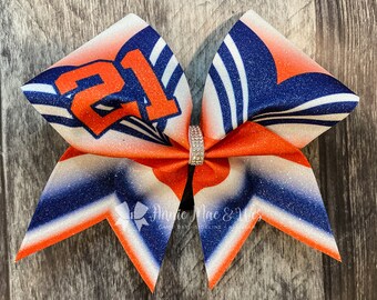 Glitter Cheer Bow - Your choice of colors