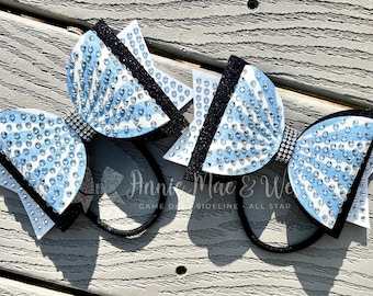 Set of 2 Competition Cheer Bows - Mini Dolly Bows - Perfect for Tiny Athletes or Pigtails!