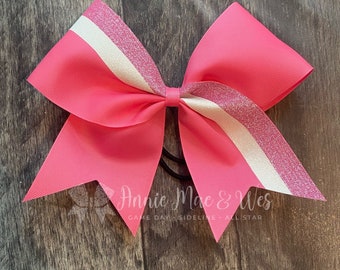 Pink Cheer Bows