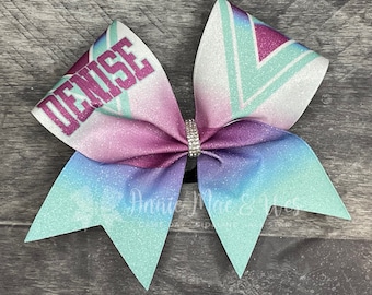 Competition Cheer Bow - Your choice of colors and finish (glitter, rhinestone, plain)