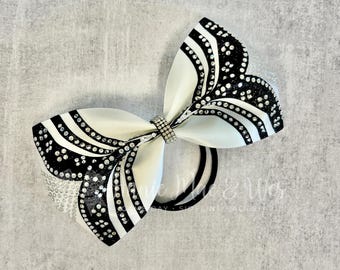 Cheer Bow - Satin Tailless Cheer Bow - Competition Cheer bow