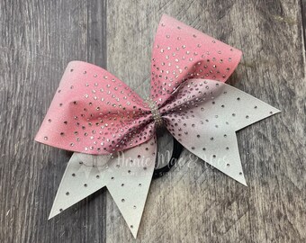 Glitter and Rhinestone Cheer Bow