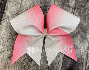 Pink Ombre Bow - Breast Cancer Awareness