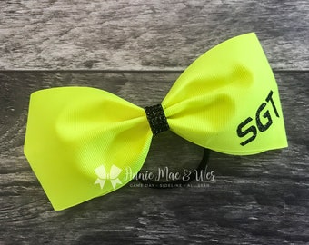 Gymnastics Bow - Tailless cheer bow