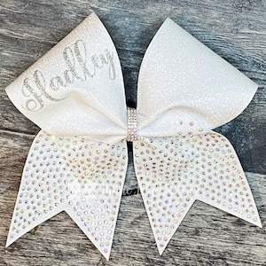 Cheer Bows - Glitter and Rhinestone Cheer Bow - Your choice of colors