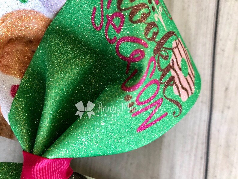 It's Cookie Season Cheer Bow Cookie Cheer Bow Cookie Etsy