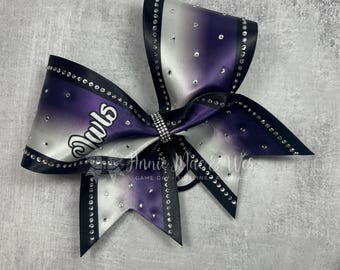 Cheer Bows - Your choice of 2 accent colors with white