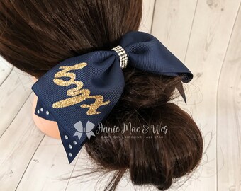 Gymnastics bow - rhinestone gymnastics bows - gymnastics bows - custom gymnastics bow - ballet bow - dance bow - gymnastics hair