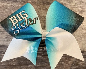 Cheer bow - Big Sis Lil Sis Cheer bow - cheer bows - Big Sister Little Sister