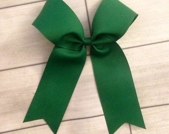Long tail classic cheer bow - softball style cheer bow - long tail cheer bow 2.25 inch ribbon