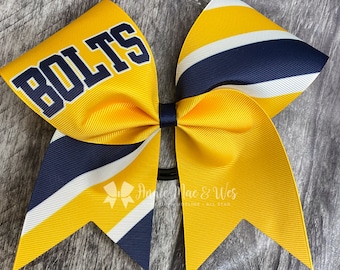 Custom Softball Bows - Custom Cheer Bows - Your choice of colors
