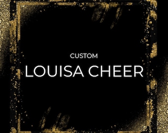 Cheer bow - White with your choice of 2 glitter colors