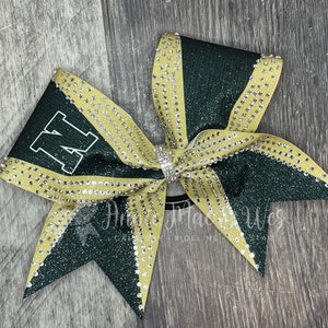 Glitter & Rhinestone Cheer Bow Your choice of colors image 3