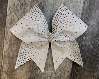 Glitter and Rhinestone Cheer Bow