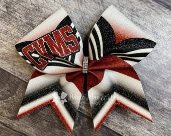 Glitter Cheer Bow - Your choice of colors