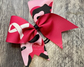 Breast Cancer Awareness Cheer Bows - Team Cheer Bows - Awareness Cheer Bows - Pink Cheer Bows - Pink Out Cheer Bows - Pink Cheer Bow