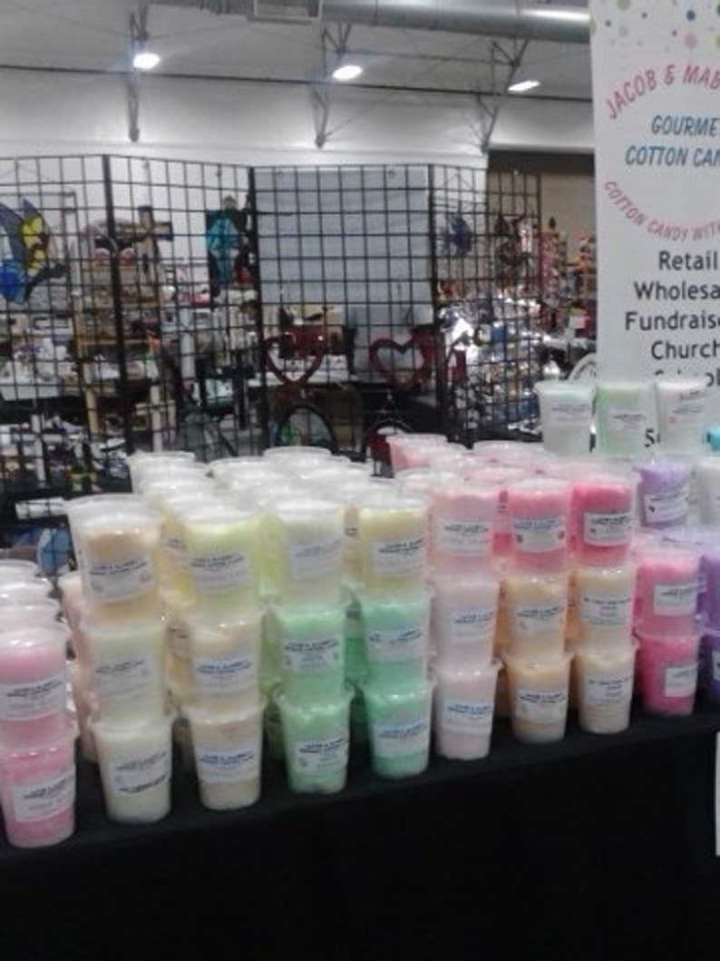 1 Dozen of Your Choice of Our Gourmet Cotton Candy only Etsy