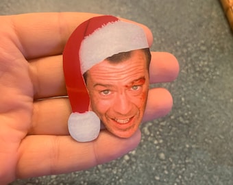 Bruce Willis Kerstmagneet