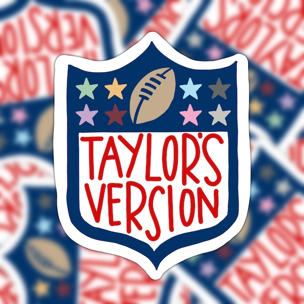 NFL Taylor’s Version Vinyl Sticker