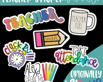 Teacher Vinyl Sticker Bundle #1