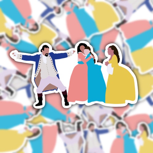 King Hamilton Inspired Vinyl Sticker Etsy