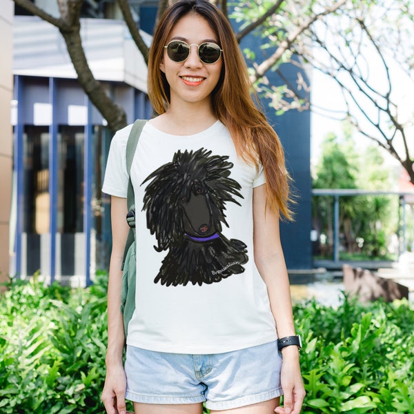 TEE - POODLES  These run small/ form fitting with black Jack on the front. Comes in any color.