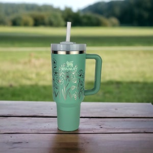 40oz Stanley Mug Tumbler With Handle Insulated Tumbler With Lids