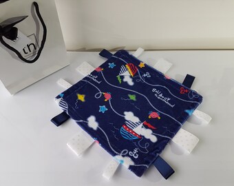 Sail Away - Plush Trendy Taggie Blanket