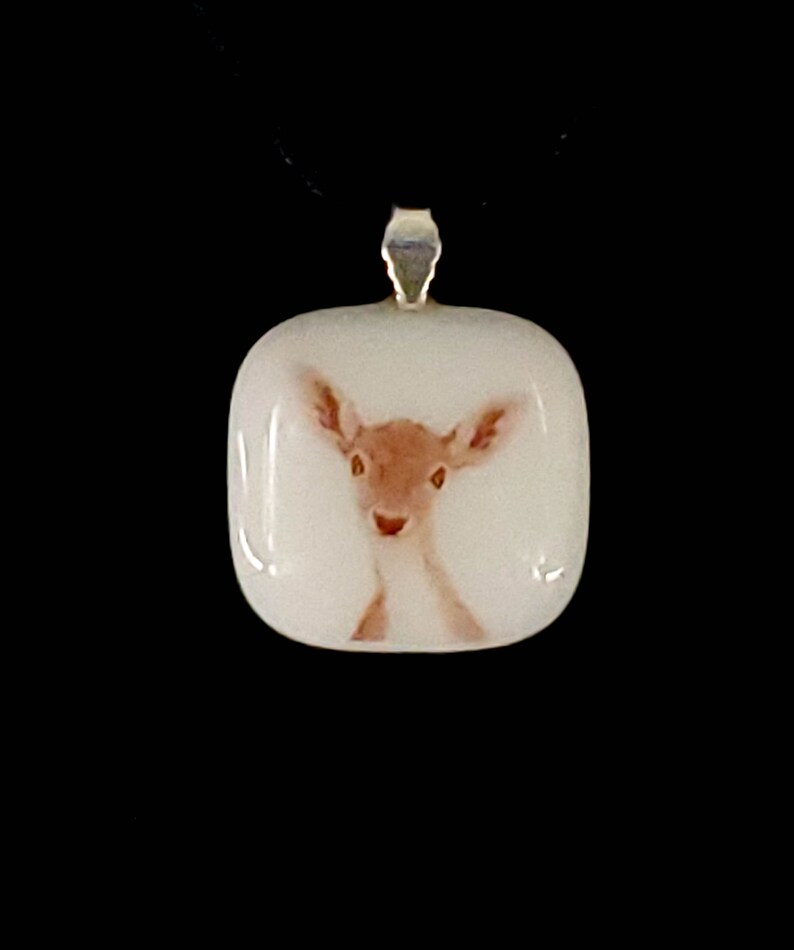 Custom Fused Glass Pendant with YOUR personal photo of choice