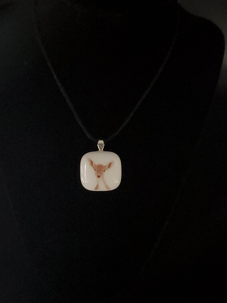 Custom Fused Glass Pendant with YOUR personal photo of choice
