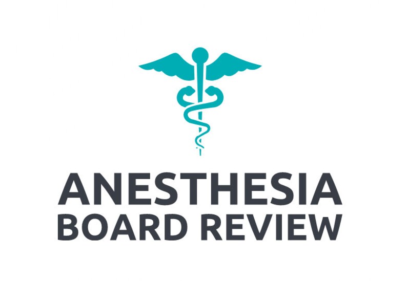 Anesthesia Board Review Etsy