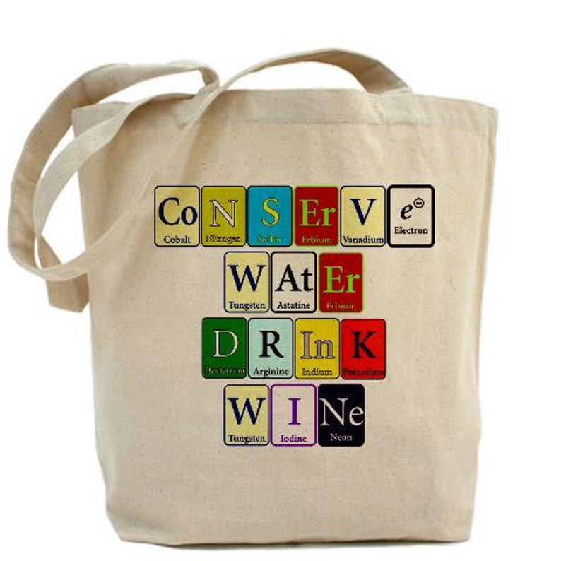 Custom Tote Bag Great Gift or Daycare Use Chemistry Math Etsy