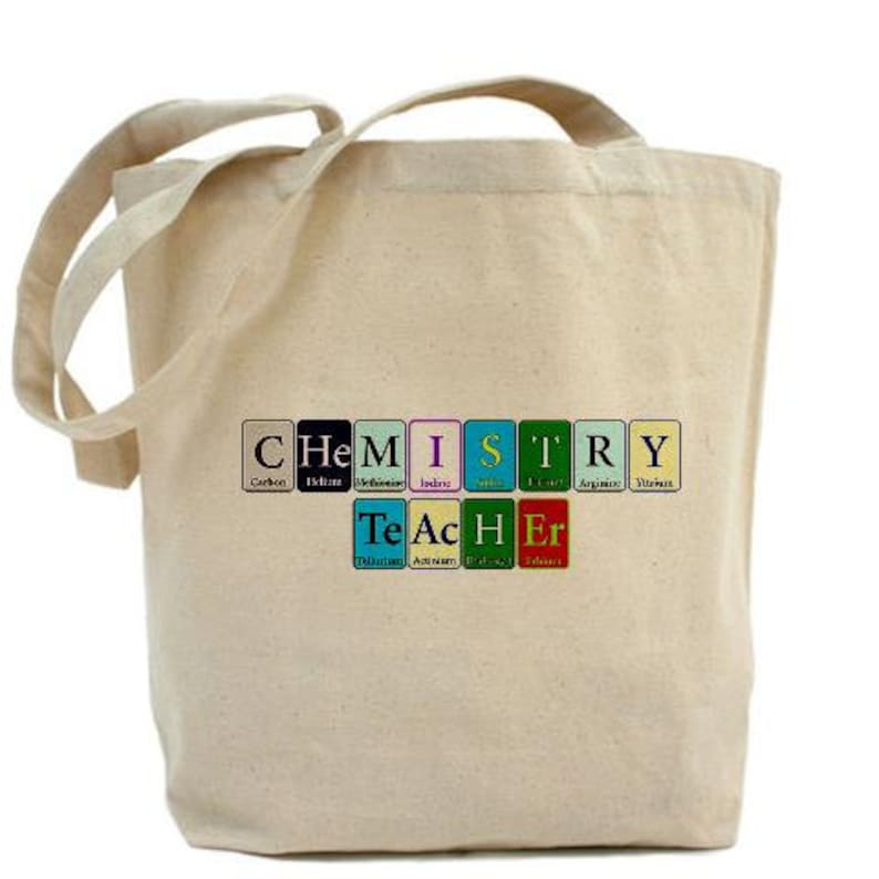Custom Tote Bag Great Gift or Daycare Use Chemistry Math Etsy