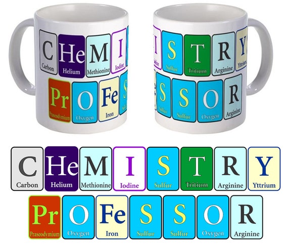 Tea Periodic Element Mug Name Coffee Surname CONNOR Family