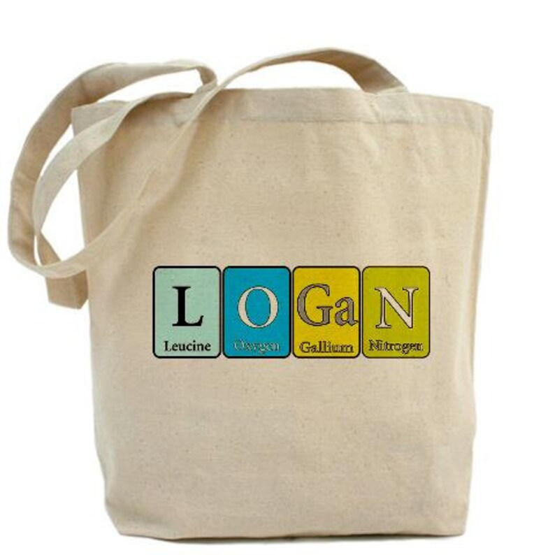 Custom Tote Bag Great Gift or Daycare Use Chemistry Math Etsy