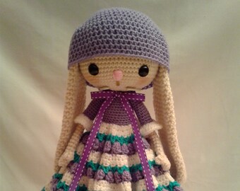 Coco BUNNY Ganchillo Amigurumi Muñeca - Crochet Conejo de Pascua