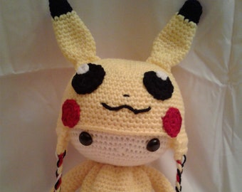 PIKACHU Crochet Amigurumi Muñeca