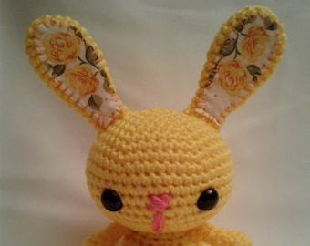 SUNSHINE = Easter Bunny doll - Handmade Crochet Amigurumi