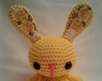 SUNSHINE = Muñeca conejo de Pascua - Amigurumi de ganchillo hecho a mano